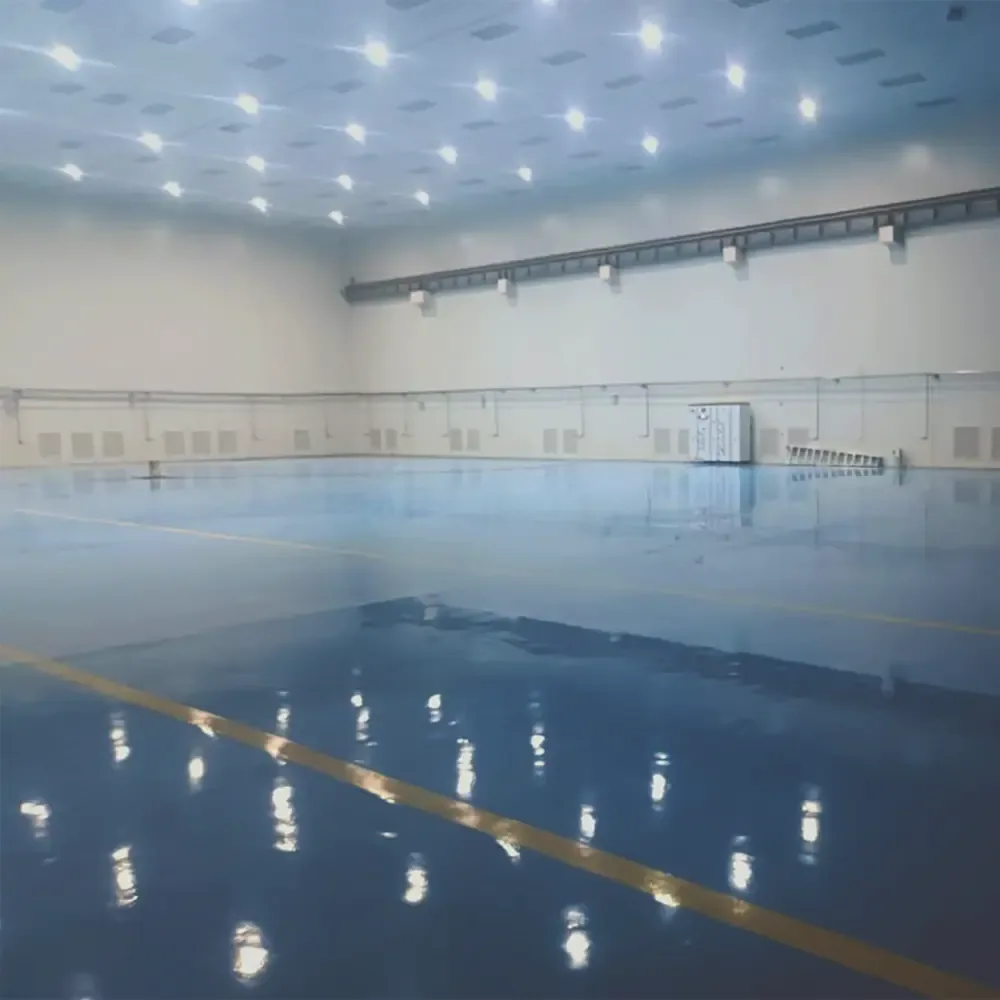 Long-span assembly hall at the HAL facility in Bangalore