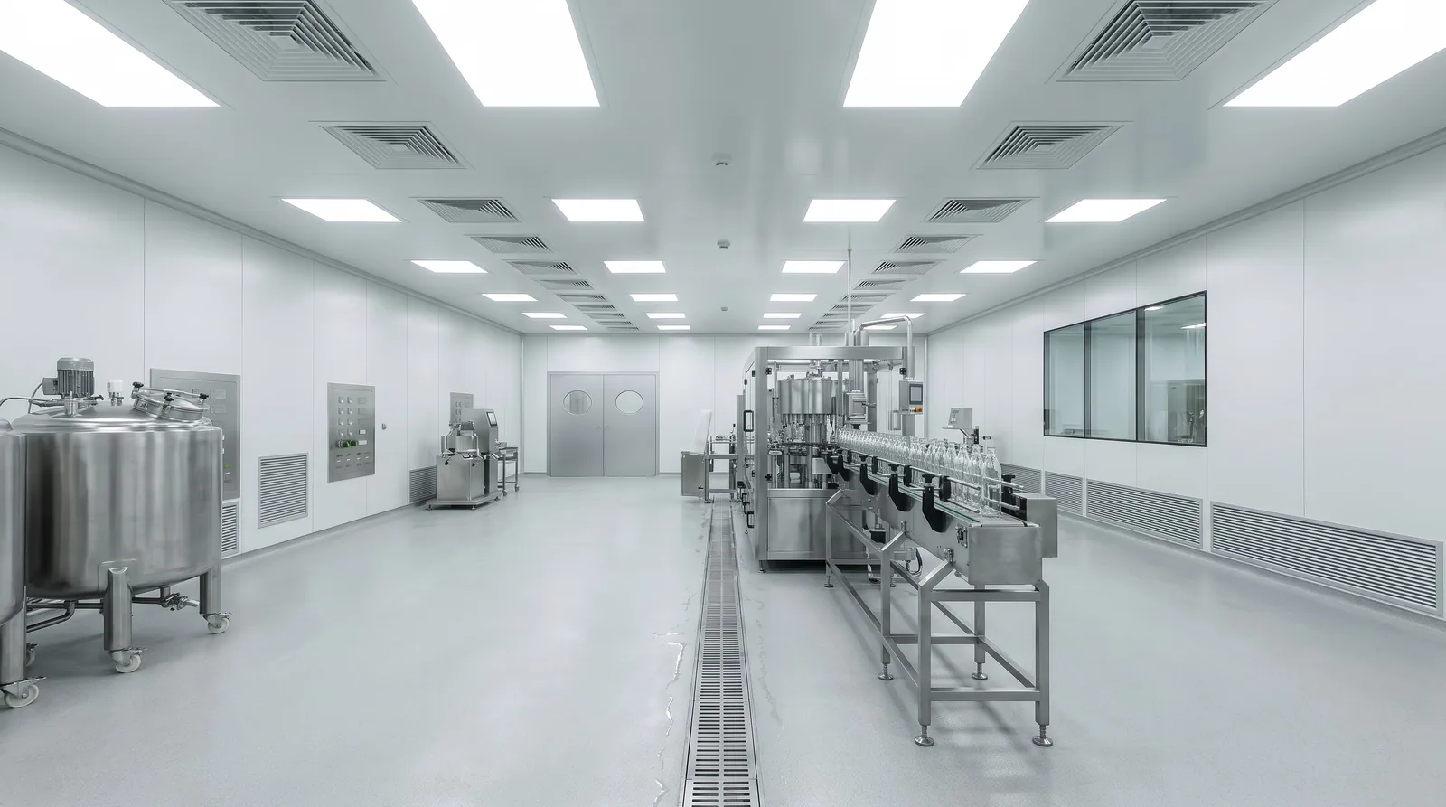 Fabtech cleanroom for Food & Beverage